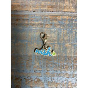 Wish Star Charm Pendant With Lobster Clasp For Bracelets Or Necklaces